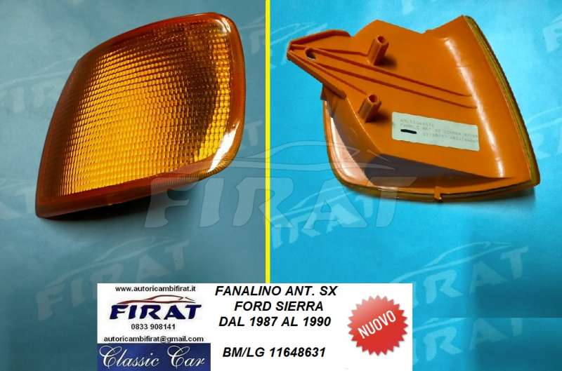 FANALINO FORD SIERRA 87 - 90 ANT.SX ARANCIO